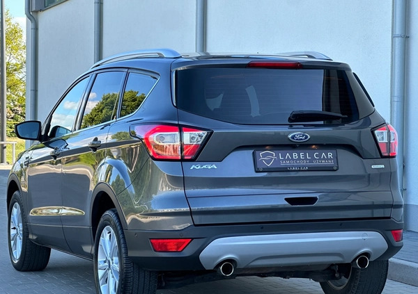 Ford Kuga cena 69999 przebieg: 91000, rok produkcji 2017 z Sośnicowice małe 667